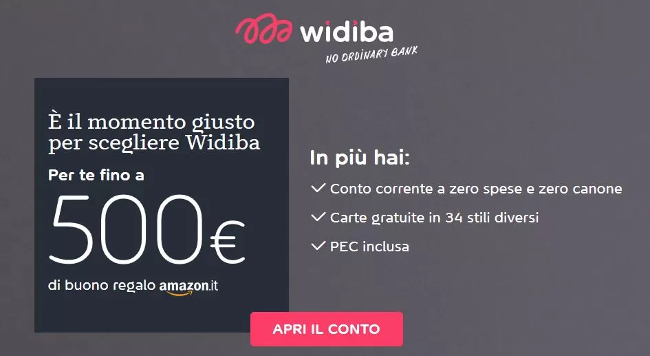 Conto corrente Widiba MPS : come funziona? Offerte e opinioni