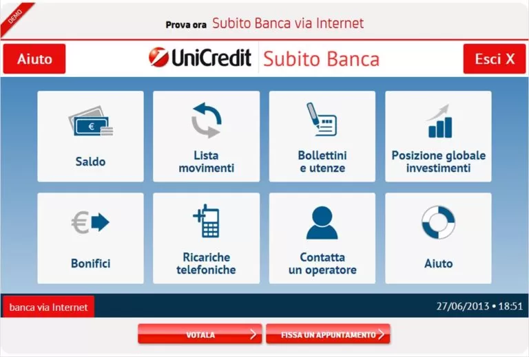 UniCredit online servizi di Internet Banking e assistenza clienti